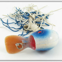 Bass Bird Lure Co White & Blue Ubangi