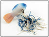 Bass Bird Lure Co White & Blue Ubangi