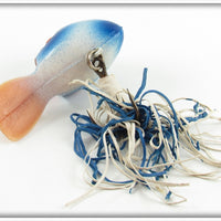 Bass Bird Lure Co White & Blue Ubangi