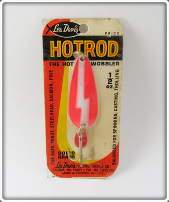 Les Davis Hotrod Hot Wobbler On Card