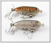 Vintage Heddon G-Finish Tiny Torpedo Lure Pair