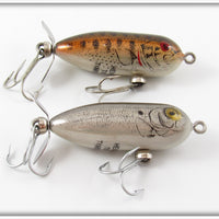 Vintage Heddon G-Finish Tiny Torpedo Lure Pair