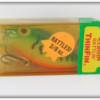 Vintage Storm Hot Tiger Rattlin' ThinFin Lure In Box 