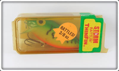 Vintage Storm Hot Tiger Rattlin' ThinFin Lure In Box 