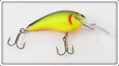 Vintage Bagley Black On Chartreuse Killer B2 Lure 