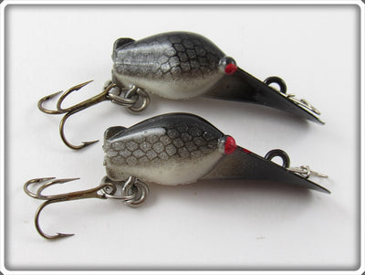 Luhr Jensen Silver & Black Ultra Light Hot Shot Pair