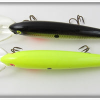 Mann's Chartreuse & Tennesse Shad Stretch S 20+ Pair