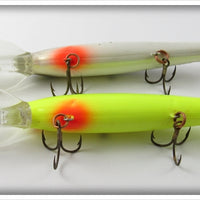 Mann's Chartreuse & Tennesse Shad Stretch S 20+ Pair