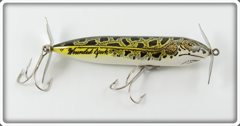 Heddon Natural Leopard Frog Wounded Spook Lure 