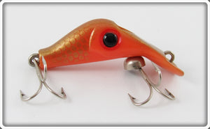 Vintage Tony Accetta Orange & Gold Scale Hollo Head Lure