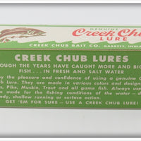 Creek Chub Red & White Jointed Baby Pikie In Box