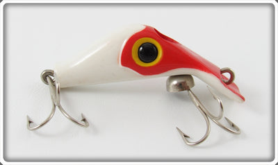 Vintage Tony Accetta Red & White Hollo Head Lure 