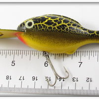 Heddon Green & Yellow Crackleback