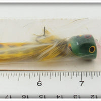E.H. Peckinpaugh Co Frog Spot Peck's Special Popping Minnow On Card