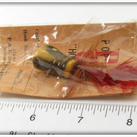 Pachner & Koller Yellow & Black P&K Pop-Ping Bug On Card