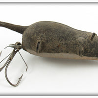 Vintage P & K Pachner & Koller Black Swimming Mouse Lure