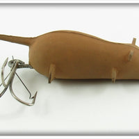 Vintage P & K Pachner & Koller Tan Swimming Mouse Lure