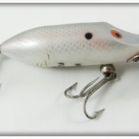 Vintage Heddon Silver Shad Tiny Floating Runt Lure 
