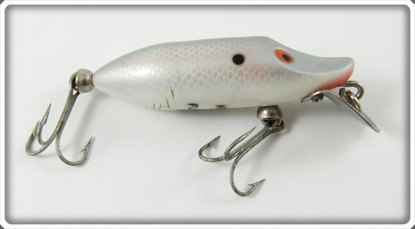 Vintage Heddon Silver Shad Tiny Floating Runt Lure 