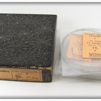 Vintage Weber Flyflow Leaders In Spider Web Box