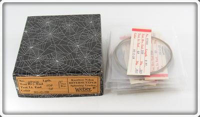 Weber Reverse Taper Spinning Leaders In Spider Web Box 