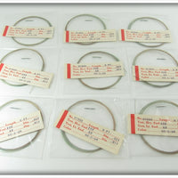 Weber Reverse Taper Spinning Leaders In Spider Web Box