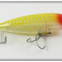 Vintage Heddon Yellow Shore Zara II Lure 