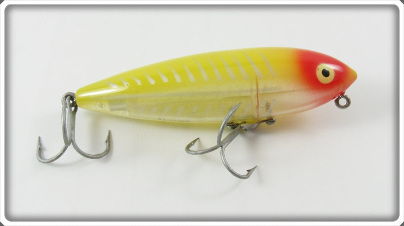 Vintage Heddon Yellow Shore Zara II Lure 