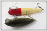 Paw Paw Pair: Red/White & Green Scale