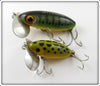 Arbogast Perch & Frog Jitterbug Pair