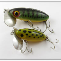 Arbogast Perch & Frog Jitterbug Pair