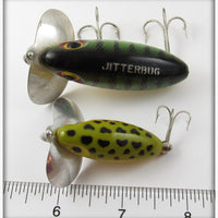 Arbogast Perch & Frog Jitterbug Pair