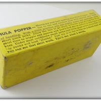 Arbogast Empty Box For Black Hula Popper