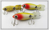 Bomber Yellow Silver Flakes & Frog Lot Of Three