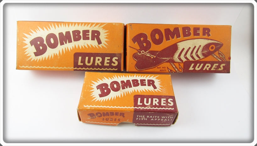 Bomber Empty Box Lot Of Three