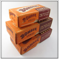 Bomber Empty Box Lot Of Three