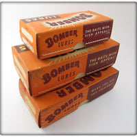 Bomber Empty Box Lot Of Three
