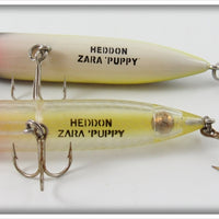 Heddon Yellow Shore & Frog Scale Zara Puppy Pair