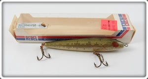 Vintage Rebel Naturalized Bass Minnow Lure In Box 