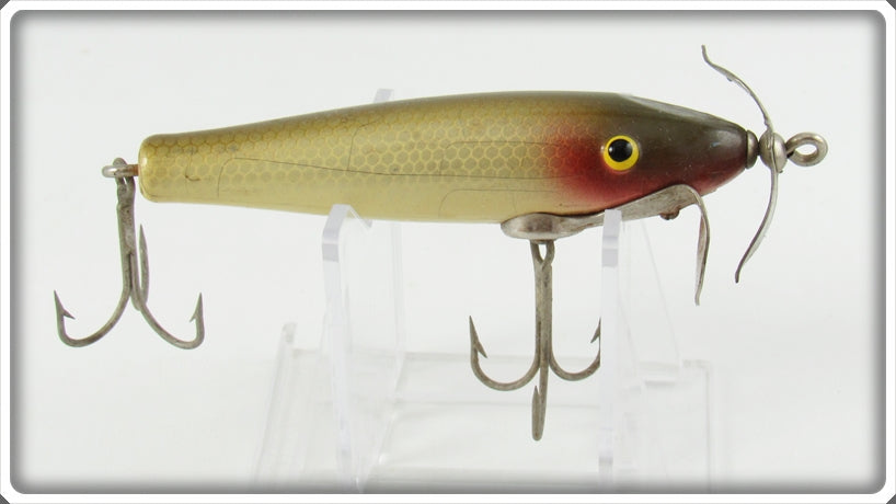 Vintage Paw Paw Silver Scale Baby Pikie Lure 