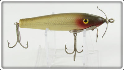 Vintage Paw Paw Silver Scale Baby Pikie Lure 