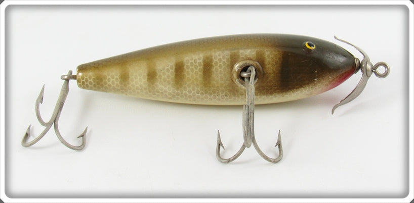 Vintage Paw Paw Pikie Scale Wounded Minnow Lure 