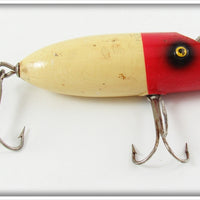 Vintage South Bend Red Head White Babe Oreno Lure
