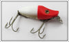 Heddon Red Head White Early Midget River Runt