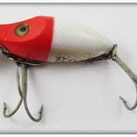 Heddon Red Head White Early Midget River Runt