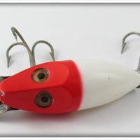 Heddon Red Head White Early Midget River Runt