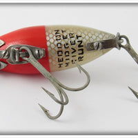 Heddon Red Head White Early Midget River Runt
