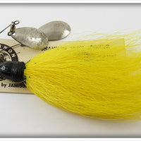Shannon Yellow & Black Twin Spinner On Card
