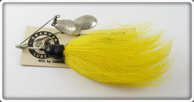 Shannon Yellow & Black Twin Spinner On Card
