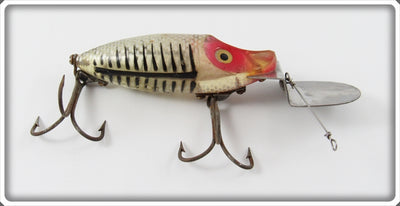 Vintage Heddon Silver Shore Go Deeper River Runt Lure 